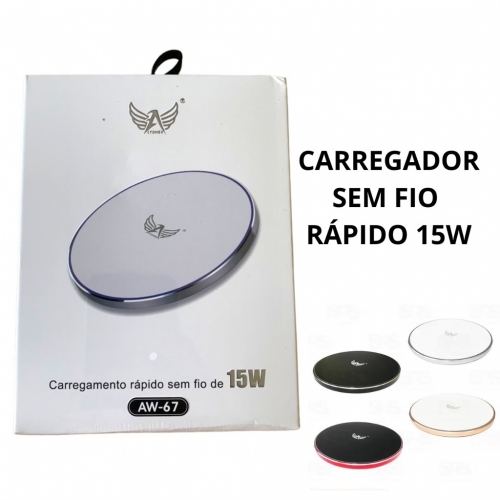 Carregamento rápido sem fio de 15W AW-67