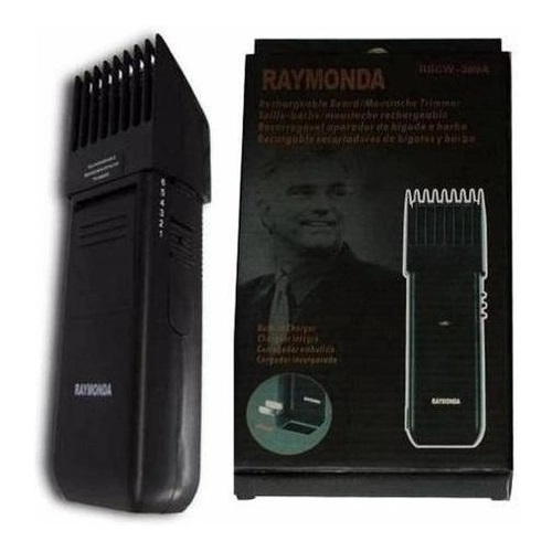 Máquina De Cabelo Aparador De Pelos Barba Rscw-389b Raymonda