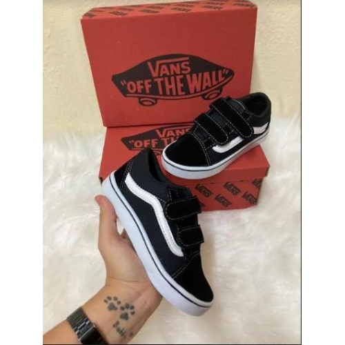 VANS INF VELCRO OLD SKOOL PTO