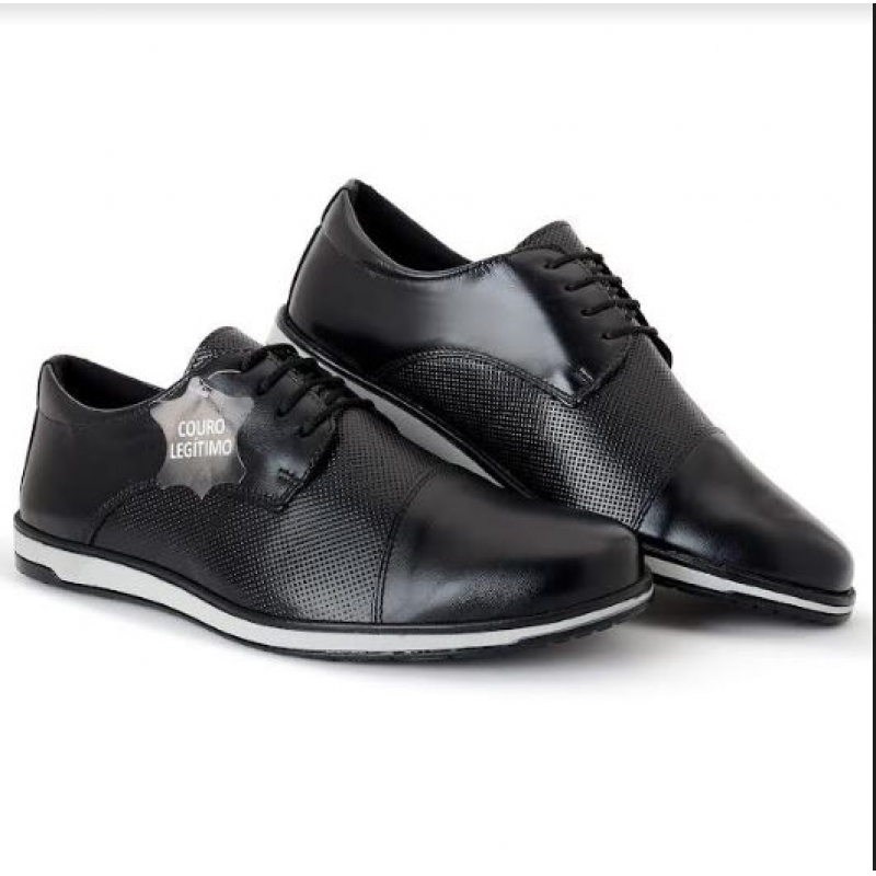 SAPATO SOCIAL PRETO OXFORD