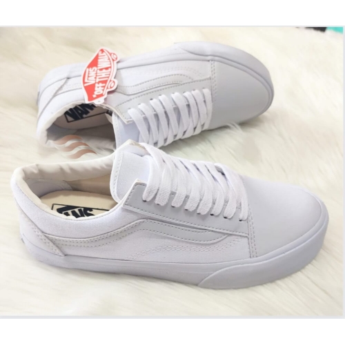 VANS OLD SKOOL BRANCO LONA