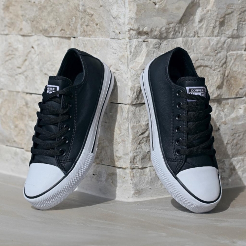 ALL STAR PRETO BRANCO SINTETICO