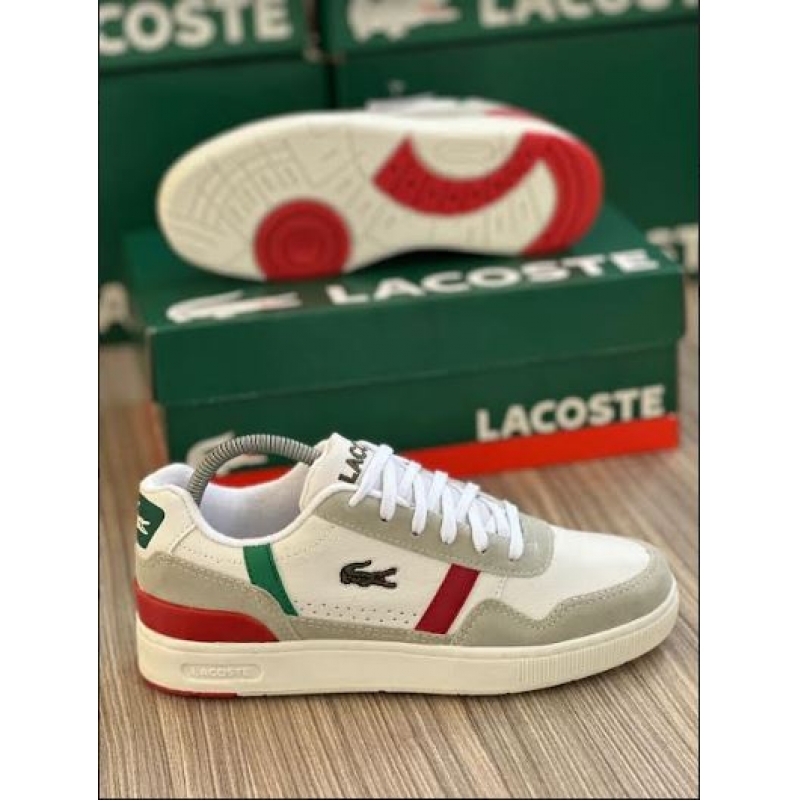 LACOSTE  VERMELHO BRANCO T-CLIP