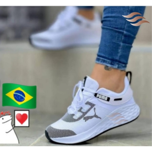 PUMA TELA BRANCO