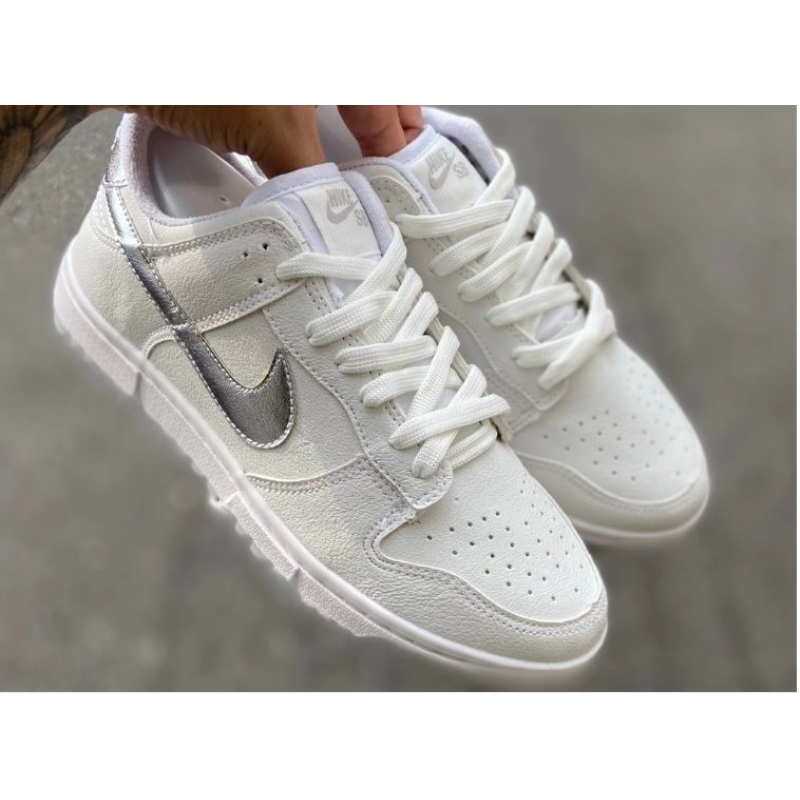 NIKE SB DUNK LOW CINZA BRANCO