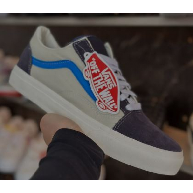 VANS OLD SKOOL BEGE MARINHO