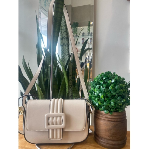 Bolsa V.Voice Fivela Estruturada Off White