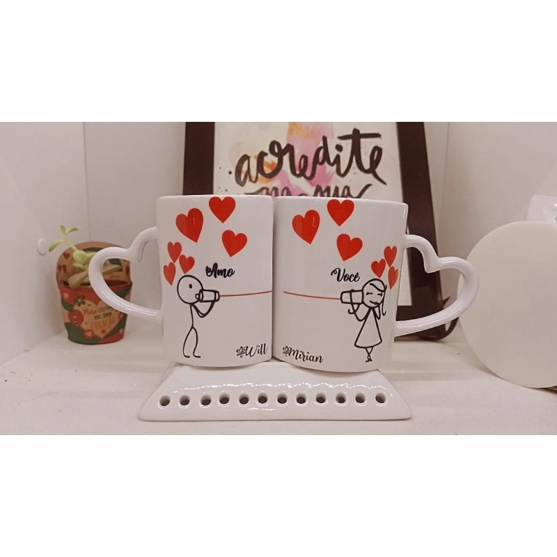 KIT CASAL PERSONALIZADO DE CANECA