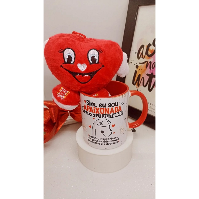 CANECA FLORK SIM EU SOU APAIXONADO PELO SEU JEITINHO, PREGUIÇOSO