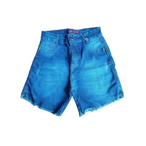 SHORTS FEMININO JEANS CINTURA ALTA