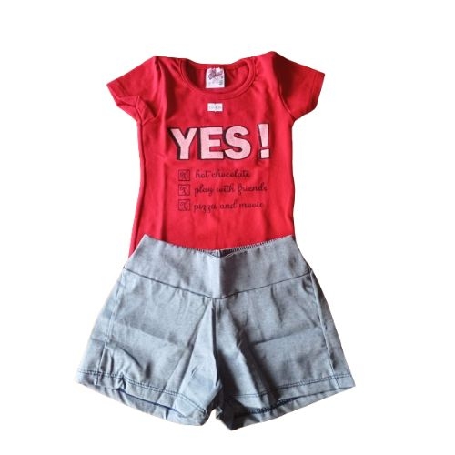 CONJUNTO INFANTIL FEMININO  VERÃO