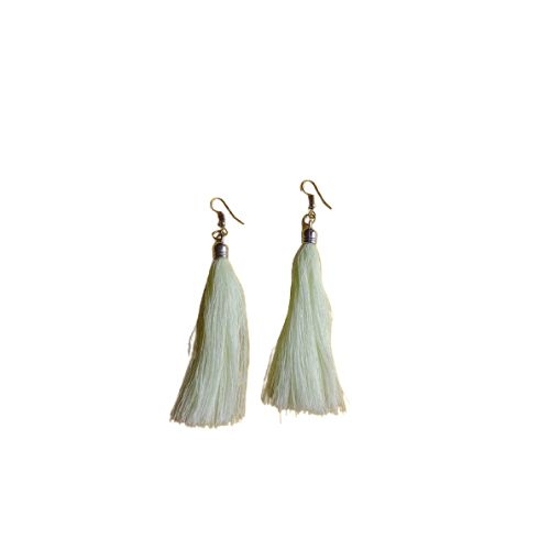 BRINCO TASSEL VERDE AGUA