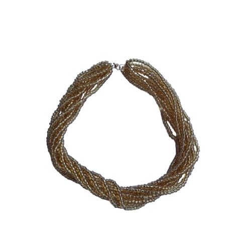 COLAR CHOKER 8 VOLTAS MISSANGAS DOURADO