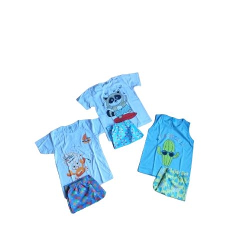 CONJUNTO MASCULINO INFANTIL VERÃO