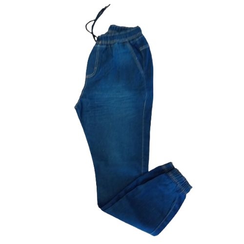 CALÇA MASCULINA JOGGER JEANS DET..FRISADINHO