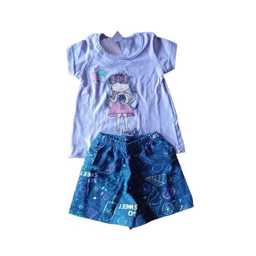 CONJUNTO INFANTIL FEMININO  VERÃO