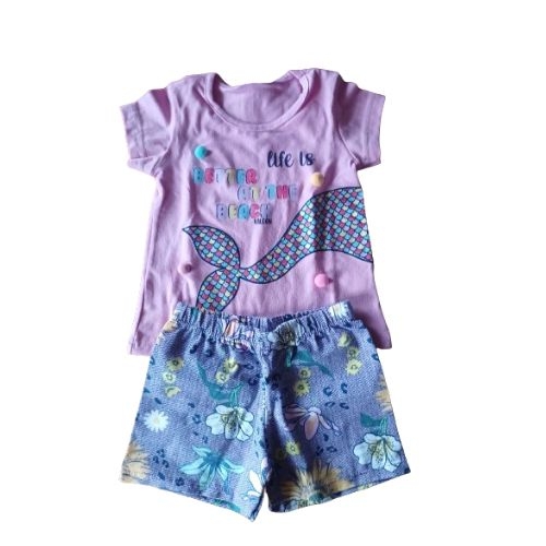 CONJUNTO INFANTIL FEMININO  VERÃO