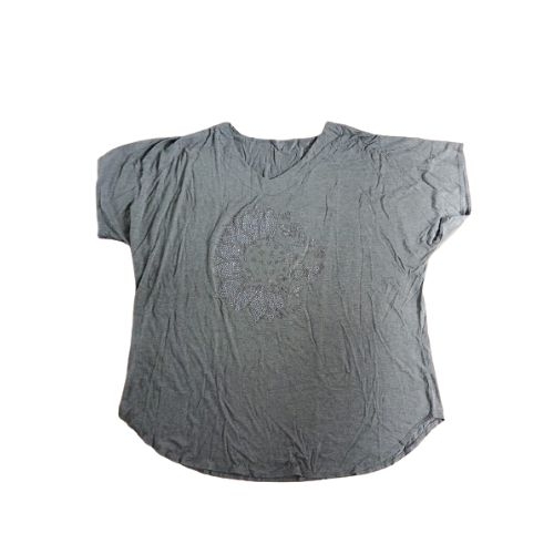 BLUSA FEMININA PLUS SIZE M/ CURTA