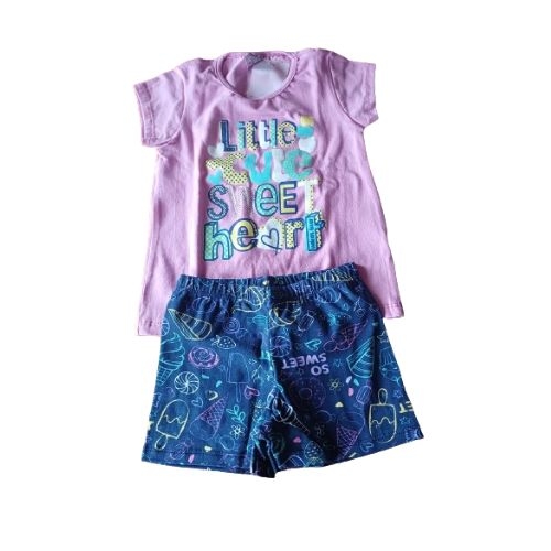 CONJUNTO INFANTIL FEMININA  VERÃO