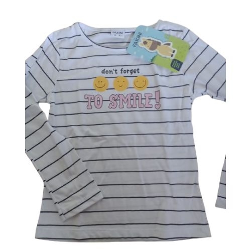 CAMISETA  INFANTIL FEMININA  M/ LONGA