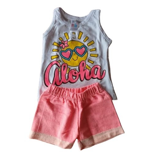 CONJUNTO  INFANTIL FEMININO  VERÃO