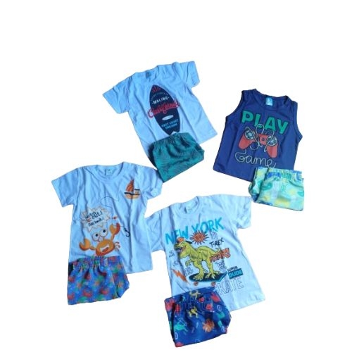 CONJUNTO MASCULINO INFANTIL VERÃO