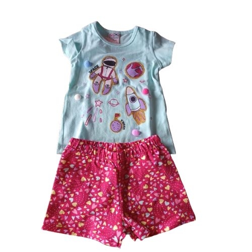 CONJUNTO INFANTIL FEMININA  VERÃO