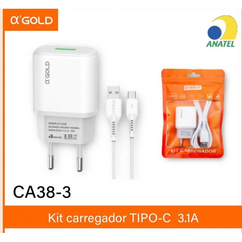 KIT CARREGADOR A GOLD CA 383