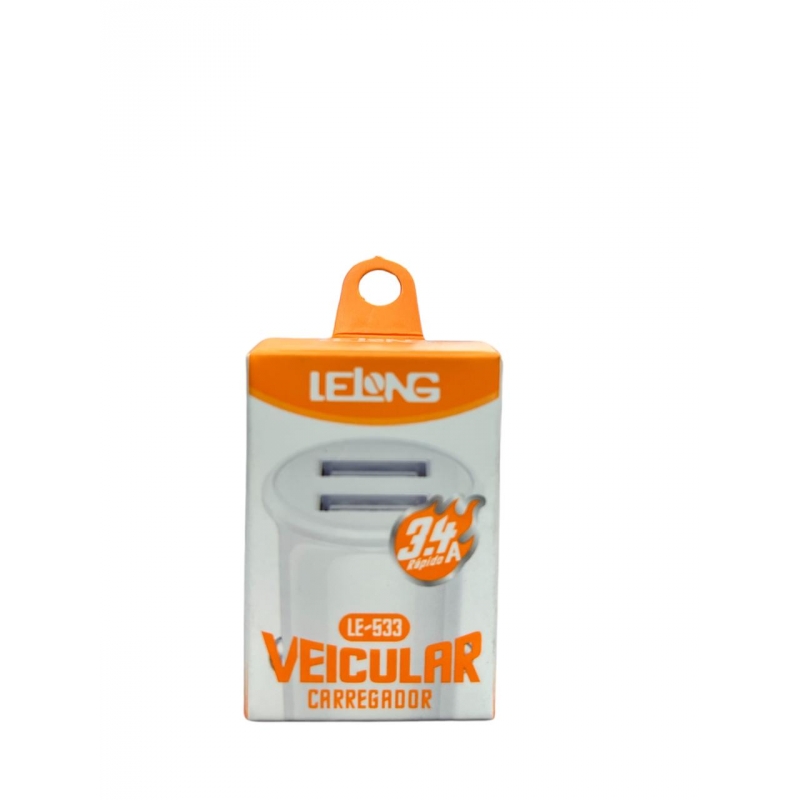 CARREGADOR VEICULAR LELONG LE 533