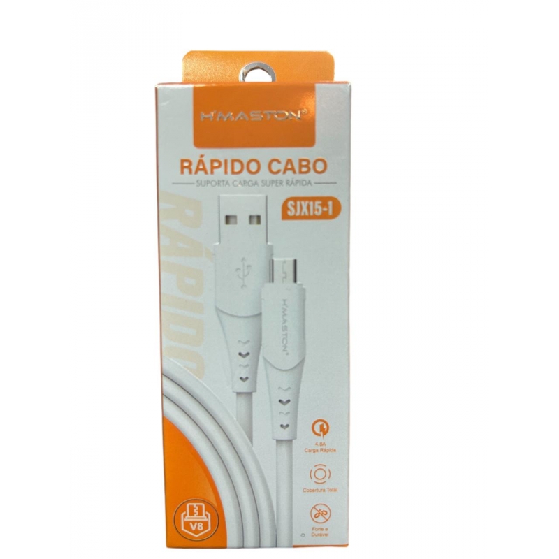 CABO DE CARGA RAPIDO HMASTON  PARA MICRO USB   SJX 151