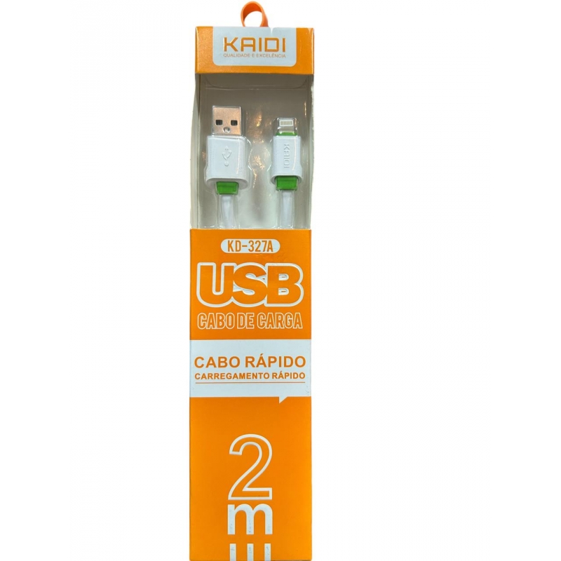 CABO DE CARGA RAPIDA  KAIDI  PARA IPHONE KD-327A