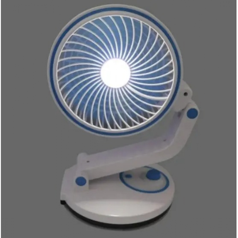 VENTILADOR RETRATIL RECARREGAVEL COM LED LUATEK LS-916