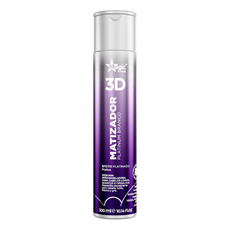 Mascara Desamareladora efeito platinado MagicColor 3D 300ml