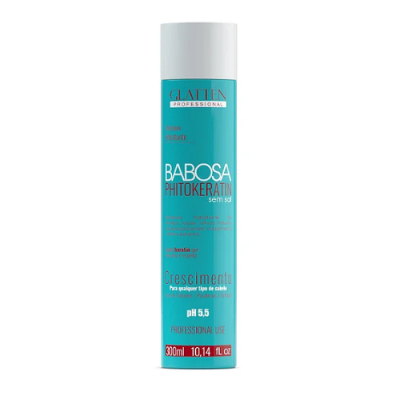 Shampoo Babosa Phitokeratin sem sal 300ml