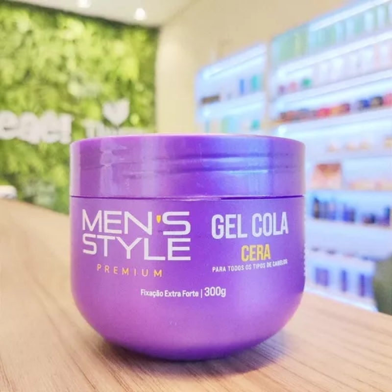 Gel Cola Cera para todos os tipos de cabelos MEN'S STYLE 300g