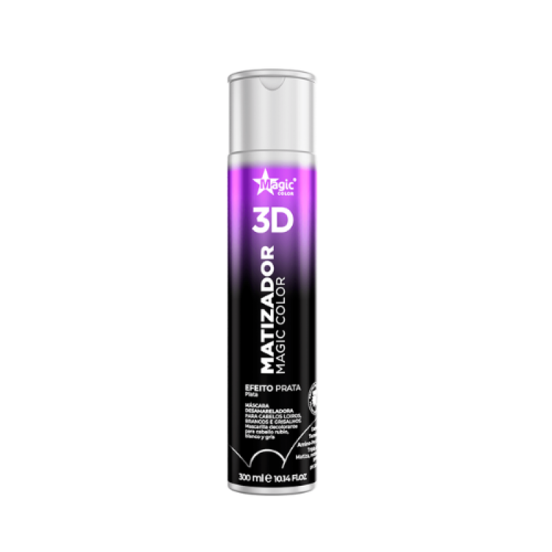 Mascara Desamareladora efeito prata Magic Color 3D 300ml