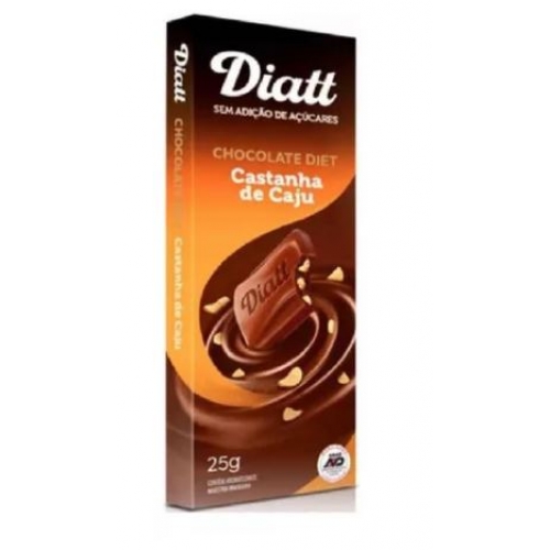 CHOCOLATE DE CASTANHA DIET 25G S/ AÇUCAR DIATT