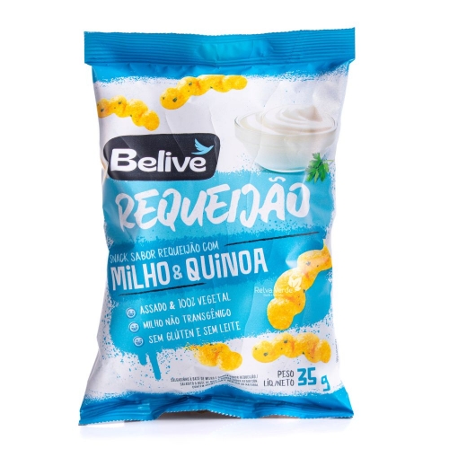 SNACKS SABOR REQUEIJÃO 35G BELIVE