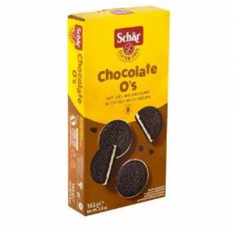 BISCOITO COM CHOCOLATE O S 165 GRAMAS - SCHAR