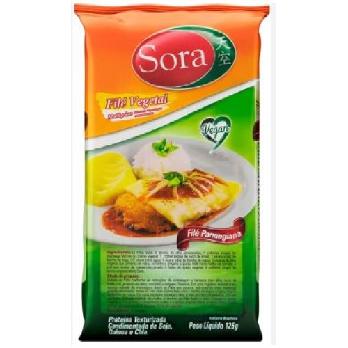 FILE CARNES BRANCAS PARMEGIANA 125GR SORA