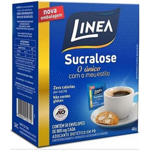 ADOÇANTE EM PÓ LINEA SUCRALOSE 40G LINEA