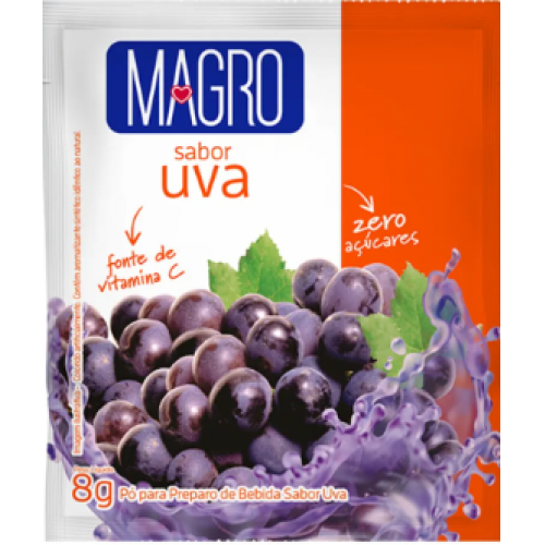 SUCO MAGRO SABOR DE UVA 8G MAGRO