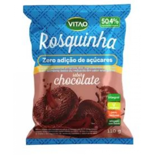 ROSQUINHA SEM GLUTEN SABOR LEITE 110G -VITAO- 5448