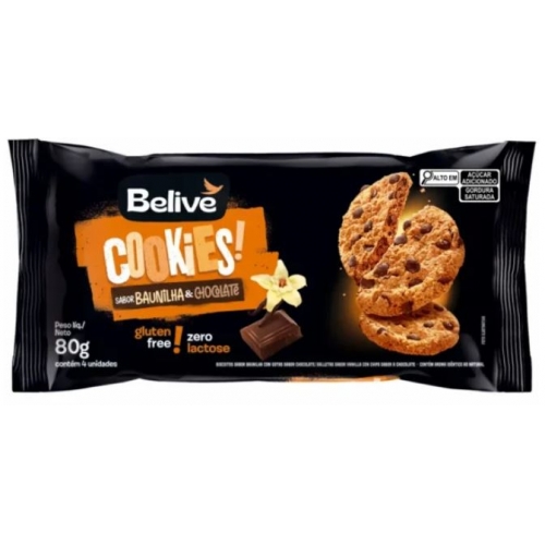 COOKIES SABOR BAUNILHA C/GOTAS CHOCOL