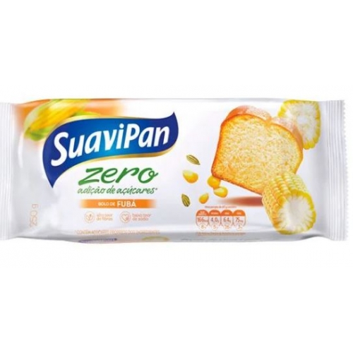 BOLO DE FUBÁ S/AÇUCAR SUAVIPAN 250G