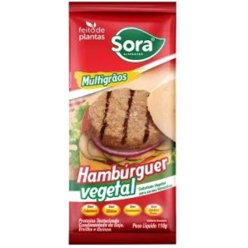 hamburguer carne vermelha 110gr sora