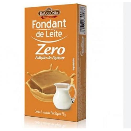 FONDANT DE LEITE ZERO 12 X 75 GR