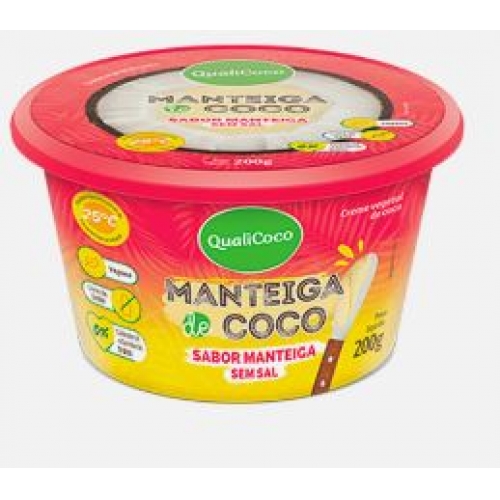 MANTEIGA DE COCO SEM SAL QUALICOCO 200G