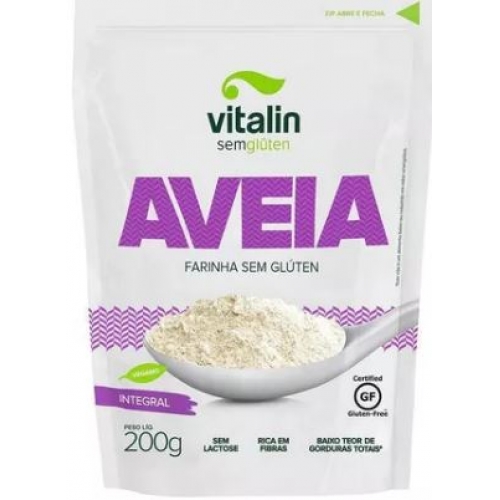 FARINHA DE AVEIA SEM GLUTEN 200G - VITALIN