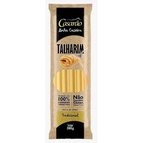 MASSA MACARRÃO TALHARIN TRADICIONAL S/ GLUTEN 300G